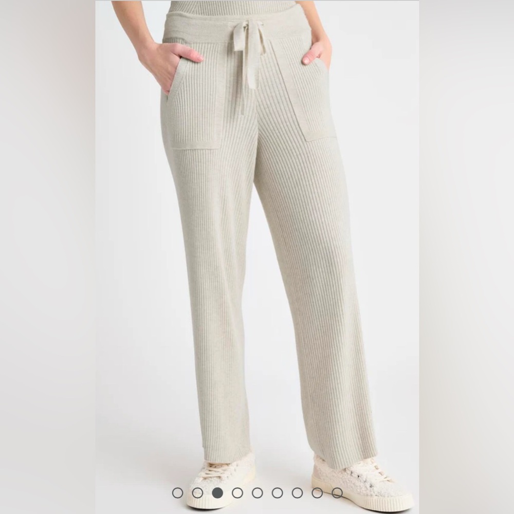 Splendid Rib Knit Crop Pant Set - Picture 5 of 16